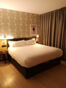 dubbel bed in het premier suites hotel antwerpen