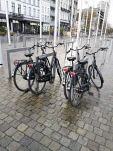 gehuurde fietsen van het Premier Suites hotel in Antwerpen