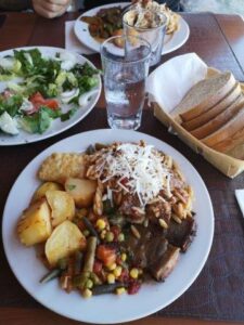 lunch van het buffet in Elounda Residence in Kreta