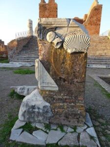 romeinse overblijfselen van ostia antica rome