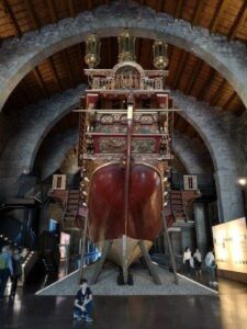 schip in het maritiem museum barcelona spanje