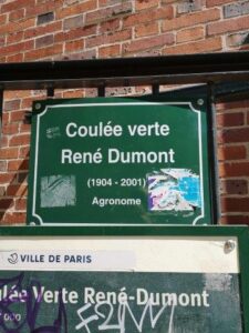 wandelpad Coulée verte René-Dumont in parijs