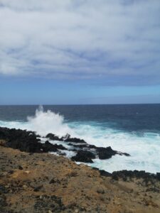 de zee bij charco el Rayo bij buenavista del norte Tenerife