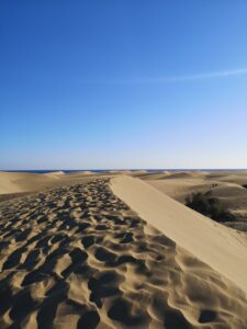 las dunas de Maspalomas op gran canaria