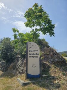 Belvédère sur l'Eyrieux in de Ardèche