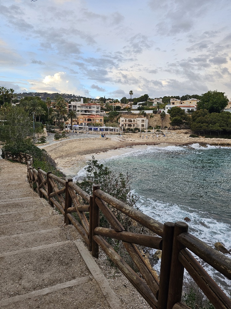 foto van het uitzicht tijdens de Ruta ecologica Benissa in Calpe spanje